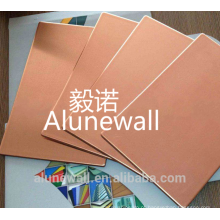 Painel composto de cobre do revestimento de parede exterior do cobre de Alunewall CCP com grande preço